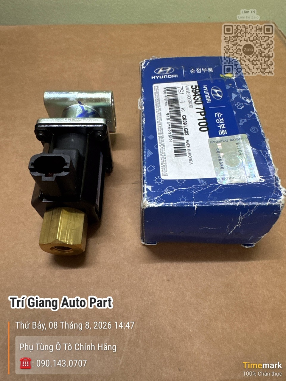 594307P100 Rờ le điều chỉnh bóng hơi Hyundai Xcient