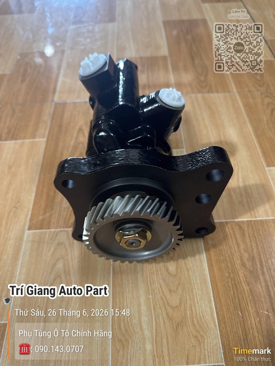P3433301220 Bơm trợ lực lái Daewoo Novus 3 chân DE12