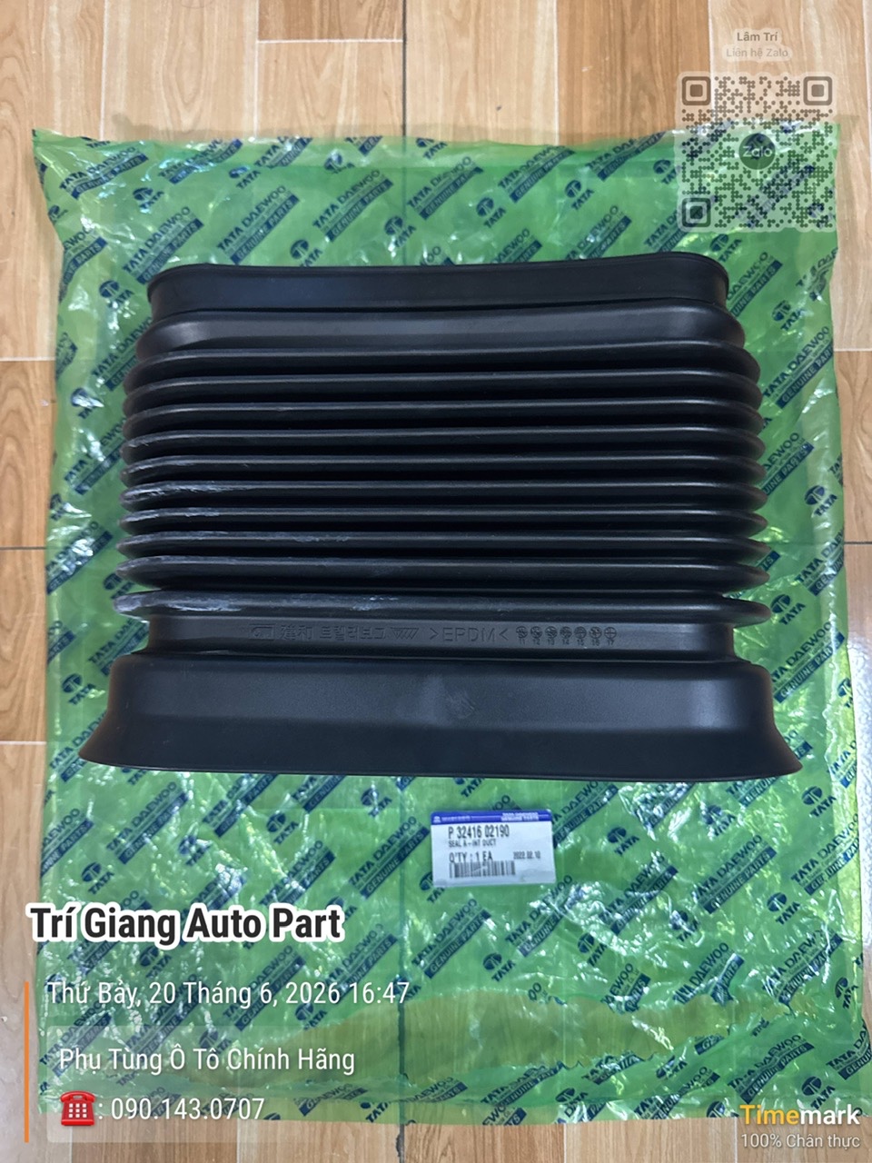 3241602190 Ống cao su nhún bô e Daewoo Novus